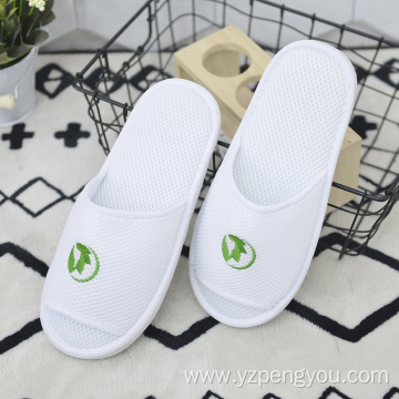 Four seasons hotel mesh cloth home slippers